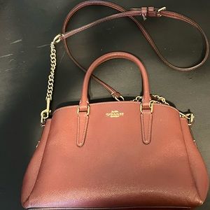 Coach cross body with three sections